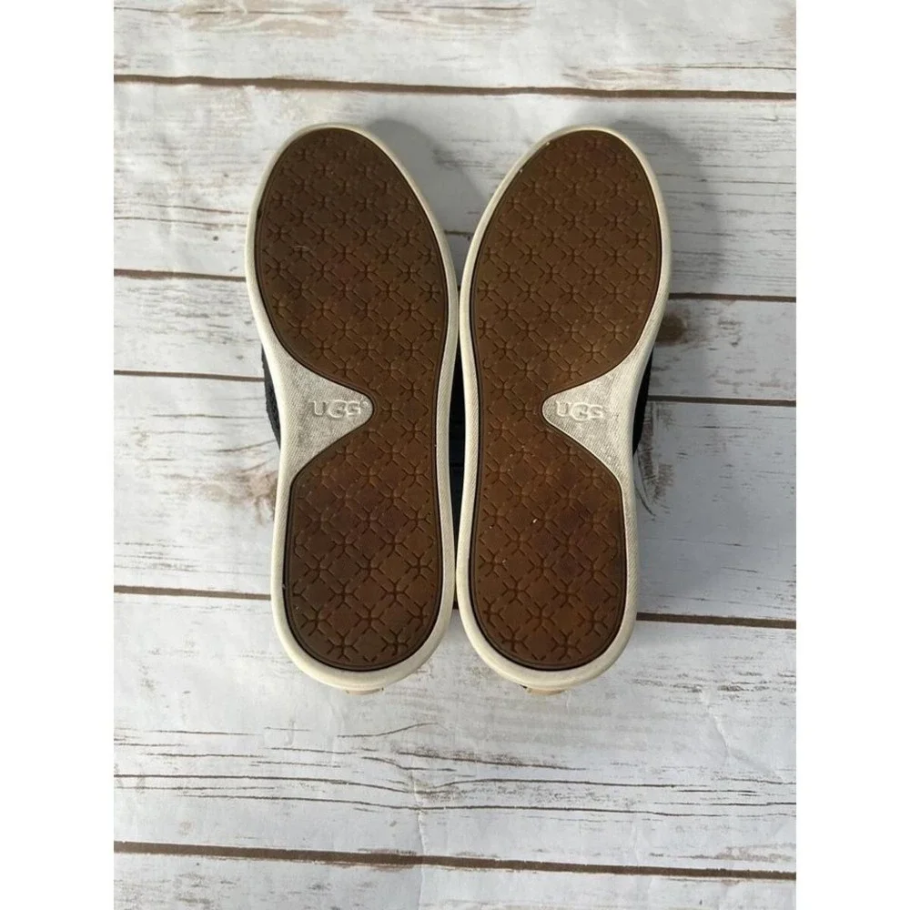 UGG Women's Black and White Espadrilles